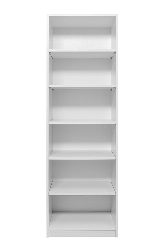 Geneva Built In Wardrobe - 6 Shelf Module - White